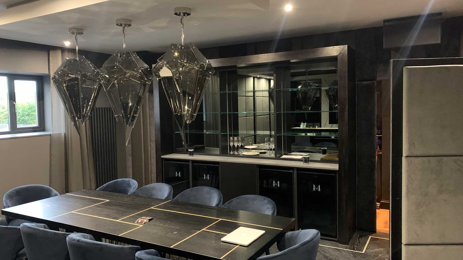 Main training floor — open architecture, curated lighting