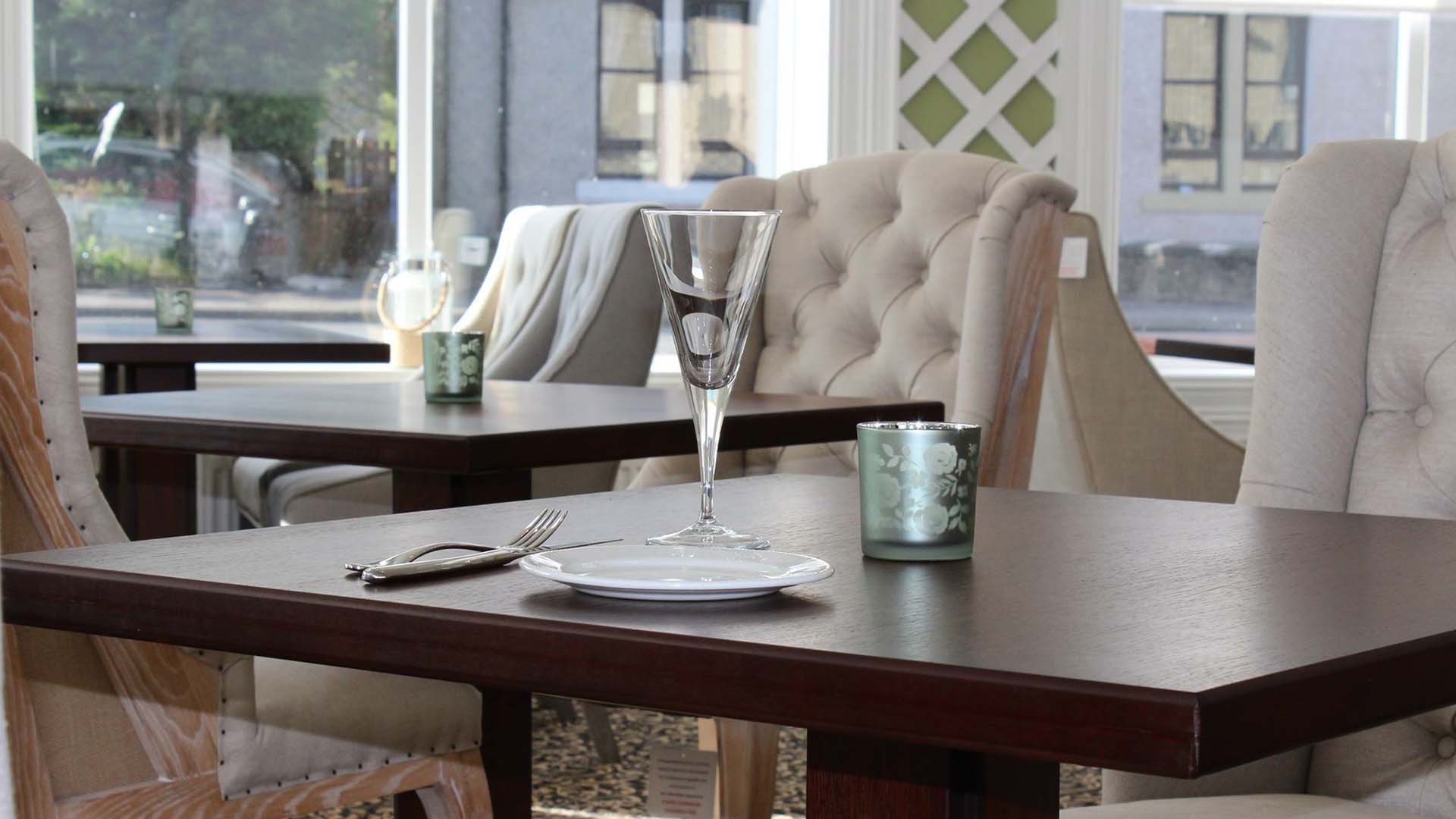 Mango Hotel — seating arrangement with considered materiality